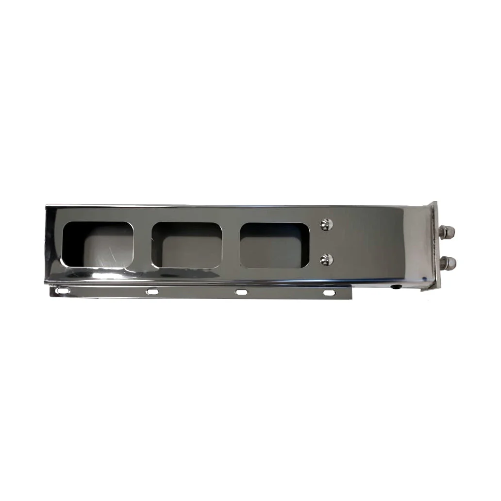 Fortpro 30" x 6" Spring Loaded Mud Flap Hanger Light Bar with Rectangular Light Cutouts | F247588 - Image 6