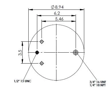 Fortpro Air Spring Replaces 9780, 1R12-303 for Freightliner Trucks | F245584 - Image 7