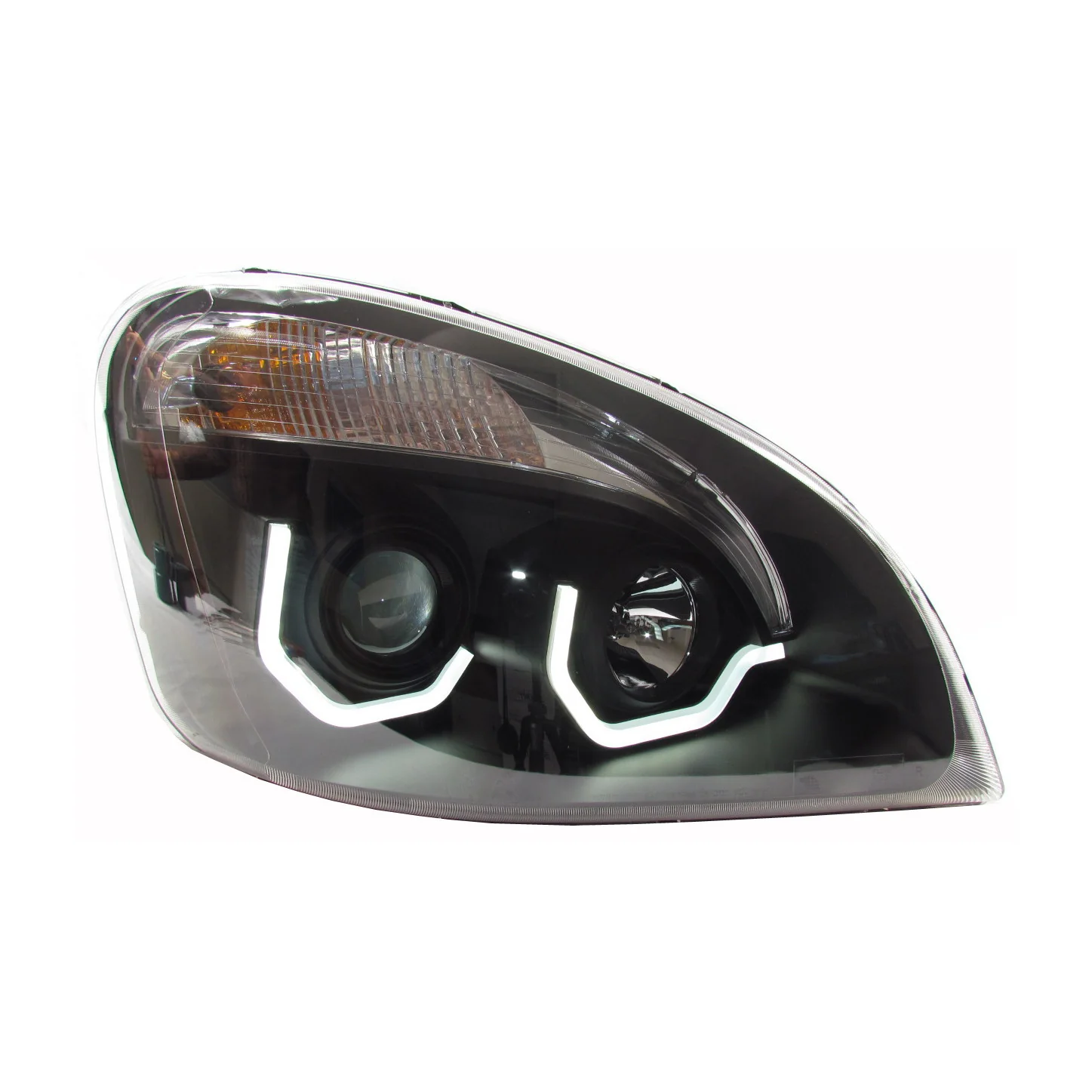 Fortpro Black Housing Projector Headlights Freightliner Cascadia - Image 4