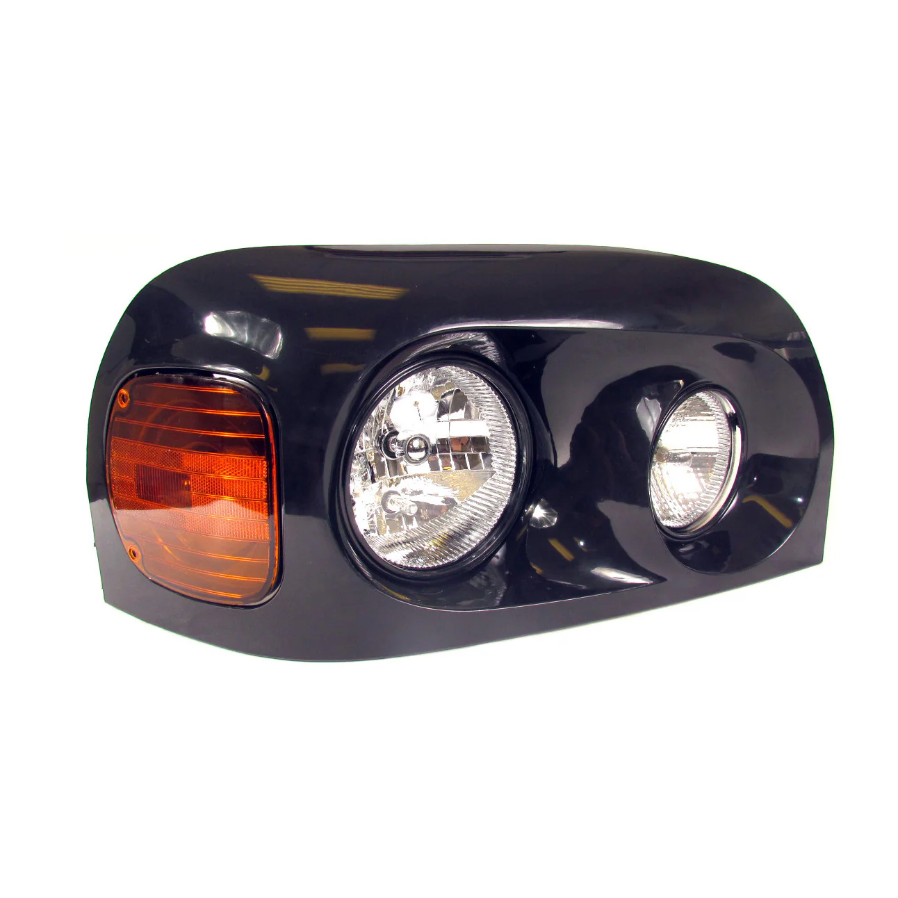Fortpro Black Headlight for Freightliner Century 2005-2015 - Image 3